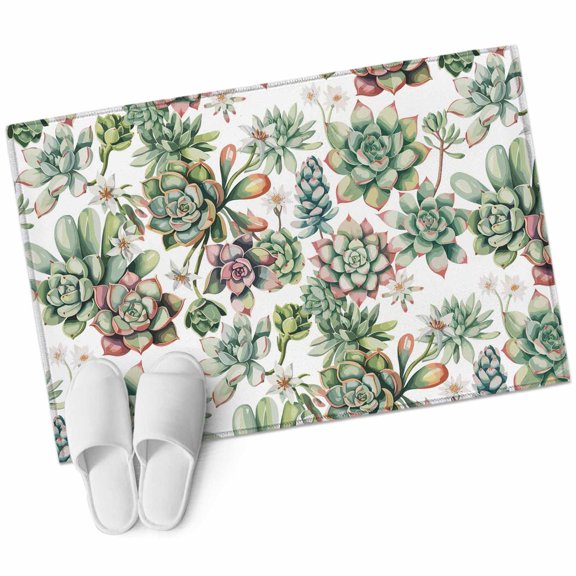 2x3 Washable Area Rugs,Summer Multi-meat Plants Non-Slip Soft Rug Indoor Carpet,Floor Rugs for Living Room Bedroom