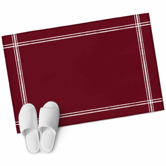 2x3 Washable Area Rugs,Wine Red Dark Maroon Non-Slip Soft Rug Indoor Carpet,Floor Rugs for Living Room Bedroom