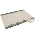 2x3 Washable Area Rugs,Winter Pine Tree Retro Linen Non-Slip Ultra Soft ...