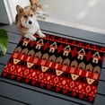 thumbnail image 1 of 2x3 Washable Entryway Rug, Red Black Aztec Non-Slip Area Rug for Front Door Kitchen Bathroom, Geometric Pattern Indoor Floor Mat for Home Decor, 1 of 9