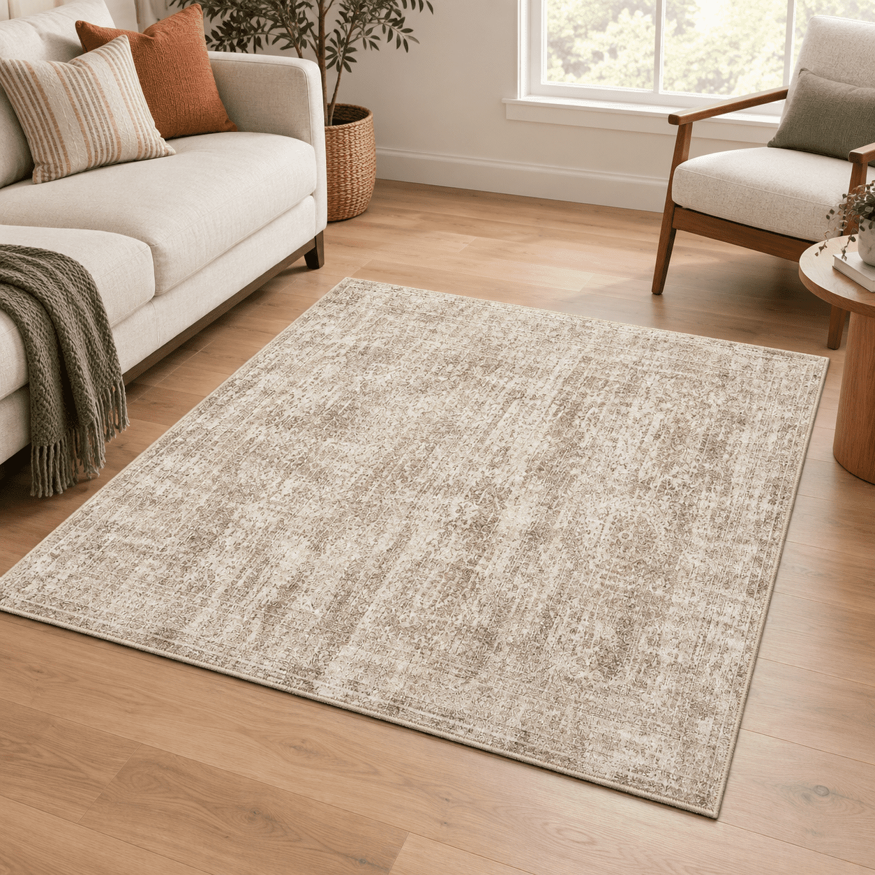 2x3 Washable Rugs For Kitchen Entryway Small Area Rug Brown - Walmart.com