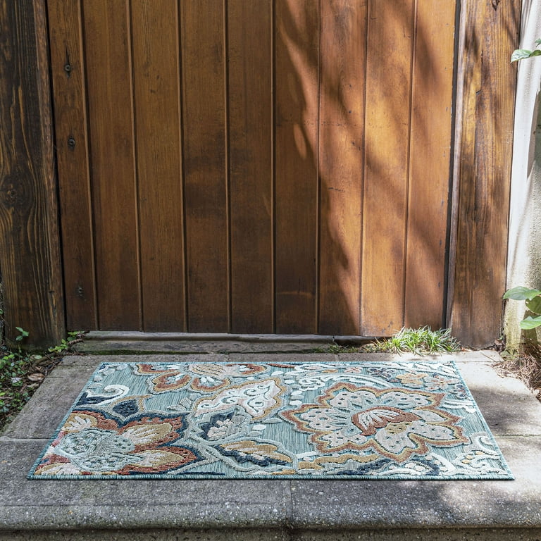 https://i5.walmartimages.com/seo/2x3-Water-Resistant-Small-Indoor-Outdoor-Rugs-Patios-Front-Door-Entry-Entryway-Deck-Porch-Balcony-Outside-Area-Rug-Patio-Aqua-Floral-Size-1-11-x-3_740a3b41-88c9-46fd-a2dd-64e0f5bfb218.14a7d69b01f171e6adc06337f9d61bbb.jpeg?odnHeight=768&odnWidth=768&odnBg=FFFFFF