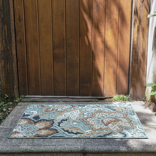 2x3 Water Resistant, Small Indoor Outdoor Rugs for Patios, Front Door ...