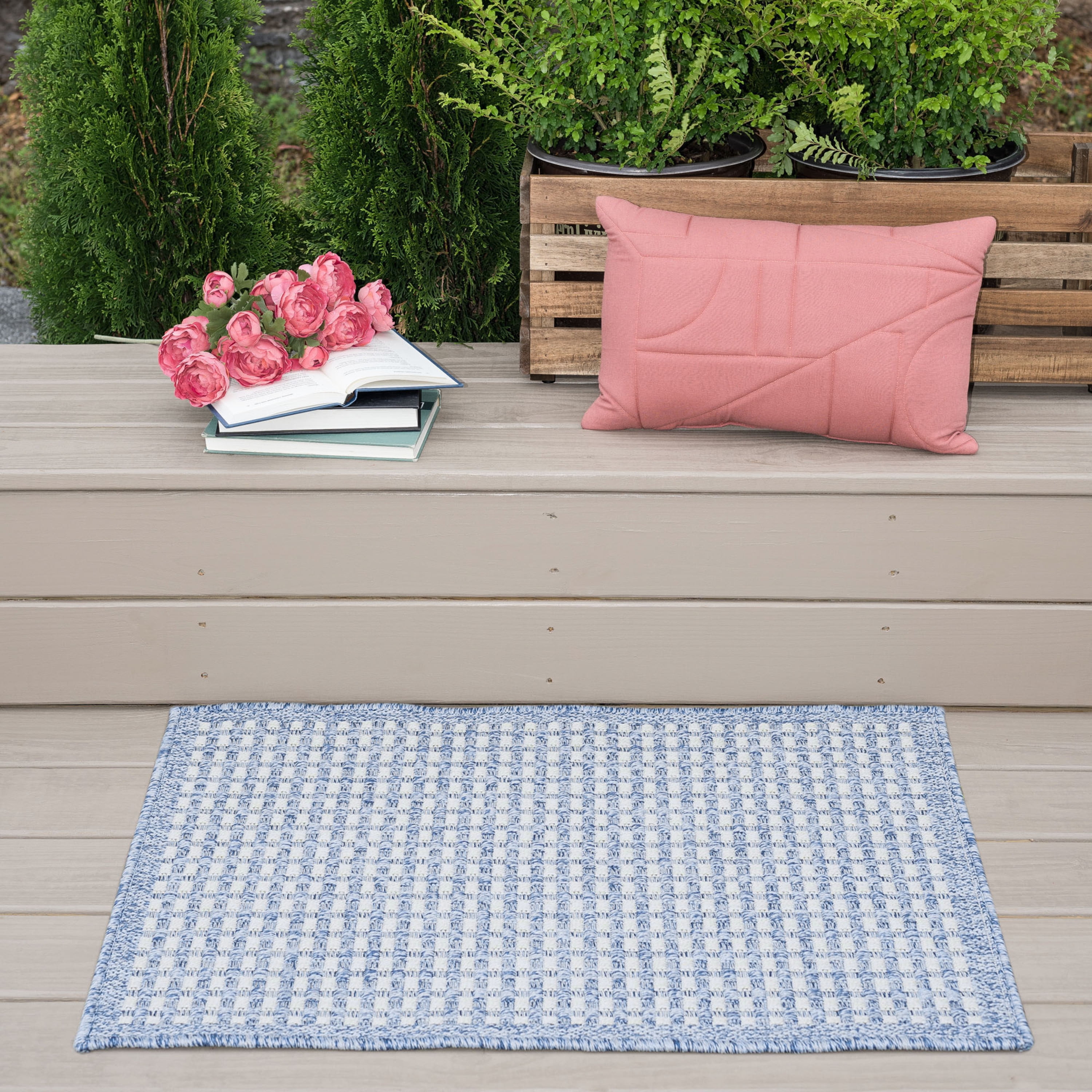 2x3 Water Resistant, Small Indoor Outdoor Rugs for Patios, Front Door ...