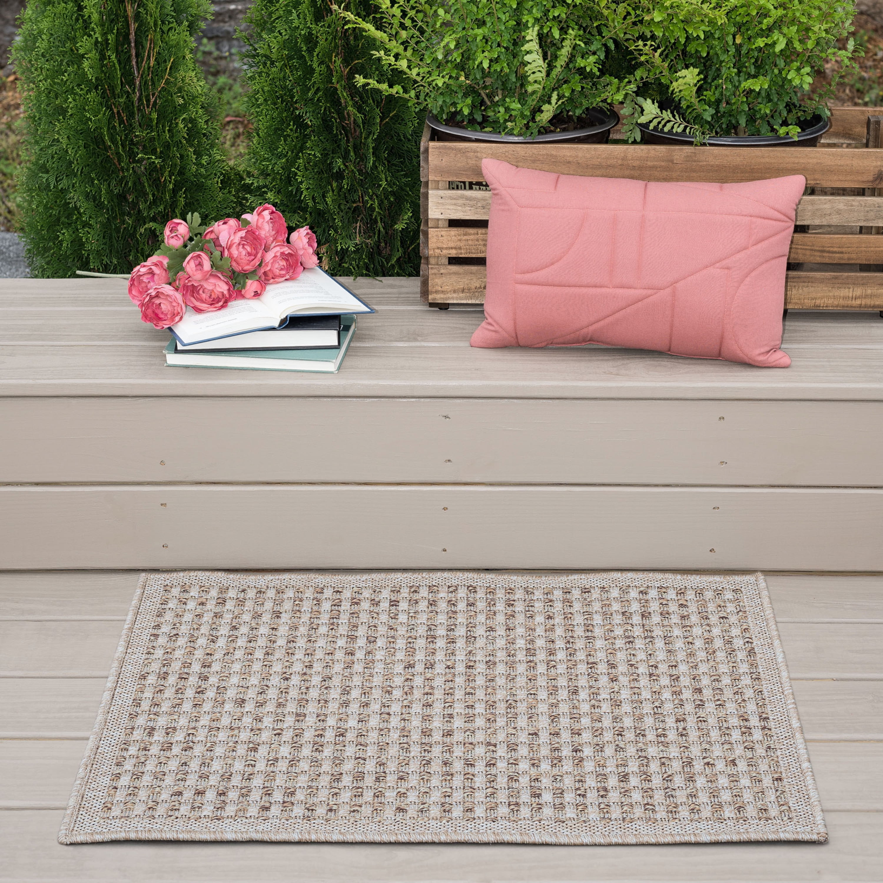 https://i5.walmartimages.com/seo/2x3-Water-Resistant-Small-Indoor-Outdoor-Rugs-Patios-Front-Door-Entry-Entryway-Deck-Porch-Balcony-Outside-Area-Rug-Patio-Cream-Basketweave-Size-2-x-3_efb3bc46-ab66-4920-8058-bc699864149b.3d2bcdf4be959554d1bce0bb2abda118.jpeg