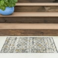 thumbnail image 1 of 2x3 Water Resistant, Small Indoor Outdoor Rugs for Patios, Front Door Entry, Entryway, Deck, Porch, Balcony | Outside Area Rug for Patio | Cream, Moroccan | Size: 2' x 3', 1 of 10