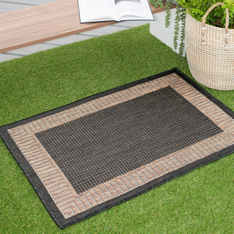 https://i5.walmartimages.com/seo/2x3-Water-Resistant-Small-Indoor-Outdoor-Rugs-Patios-Front-Door-Entry-Entryway-Deck-Porch-Balcony-Outside-Area-Rug-Patio-Gold-Striped-Border-Size-2-x_8329fef3-5a01-4136-9268-a563ee241be5.d2df892cd765a0323a4b48e157568048.jpeg?odnHeight=768&odnWidth=768&odnBg=FFFFFF