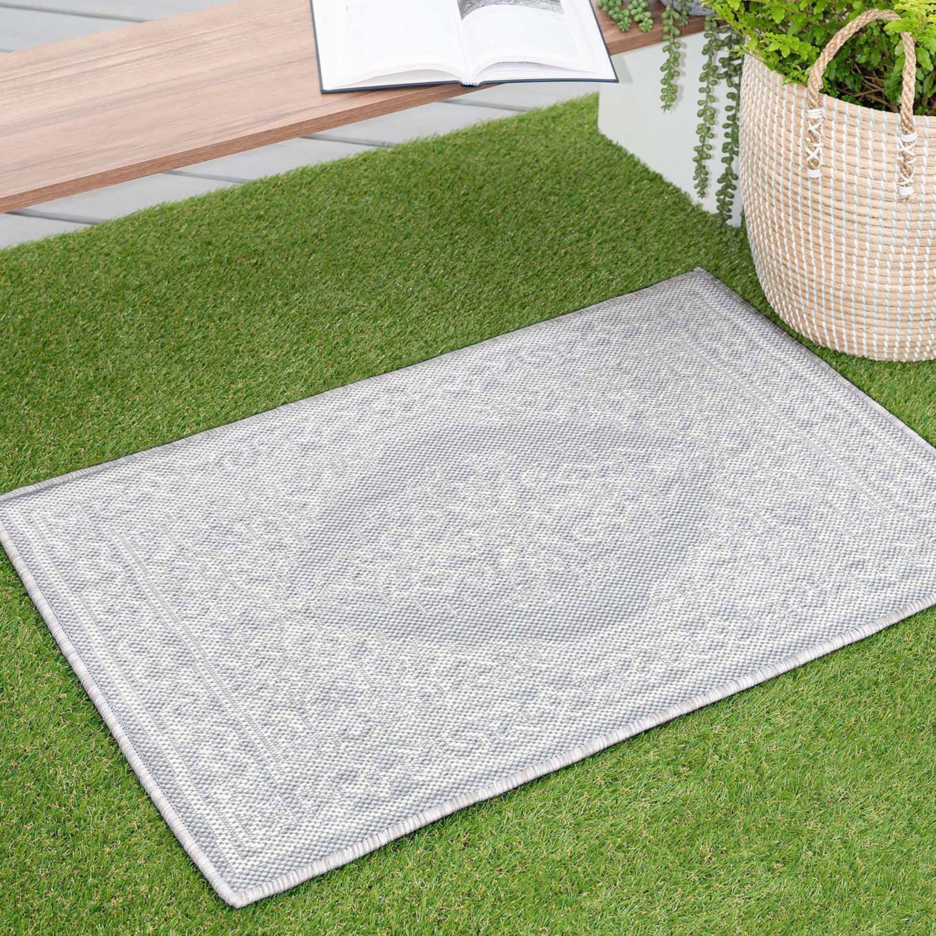 2x3 Water Resistant, Small Indoor Outdoor Rugs for Patios, Front Door
