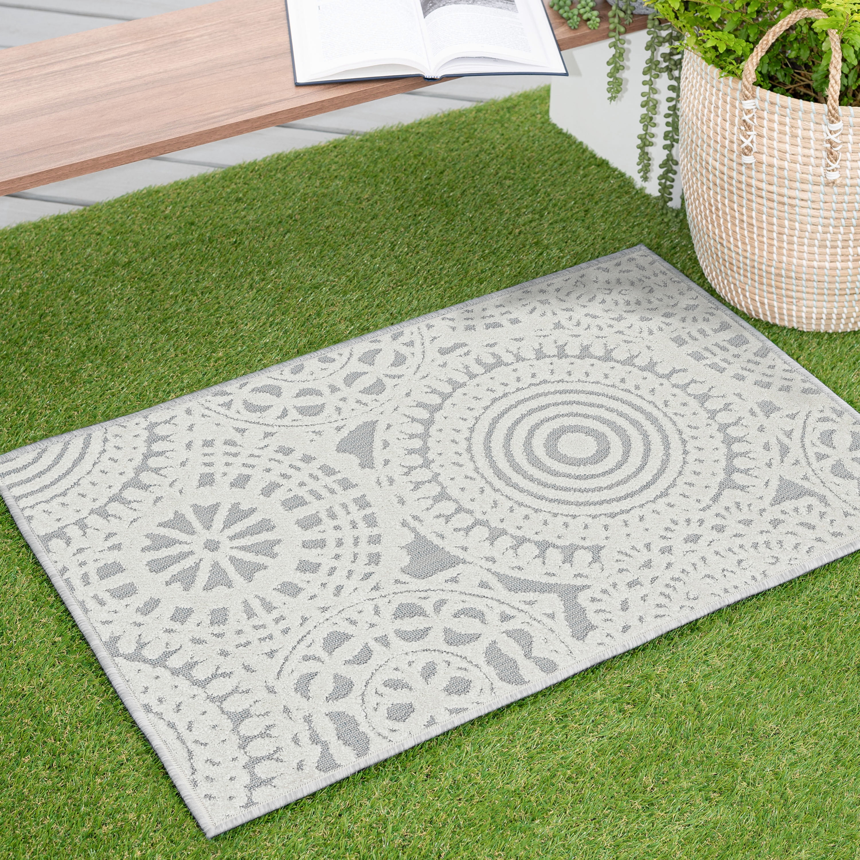 2x3 Water Resistant, Small Indoor Outdoor Rugs for Patios, Front Door ...