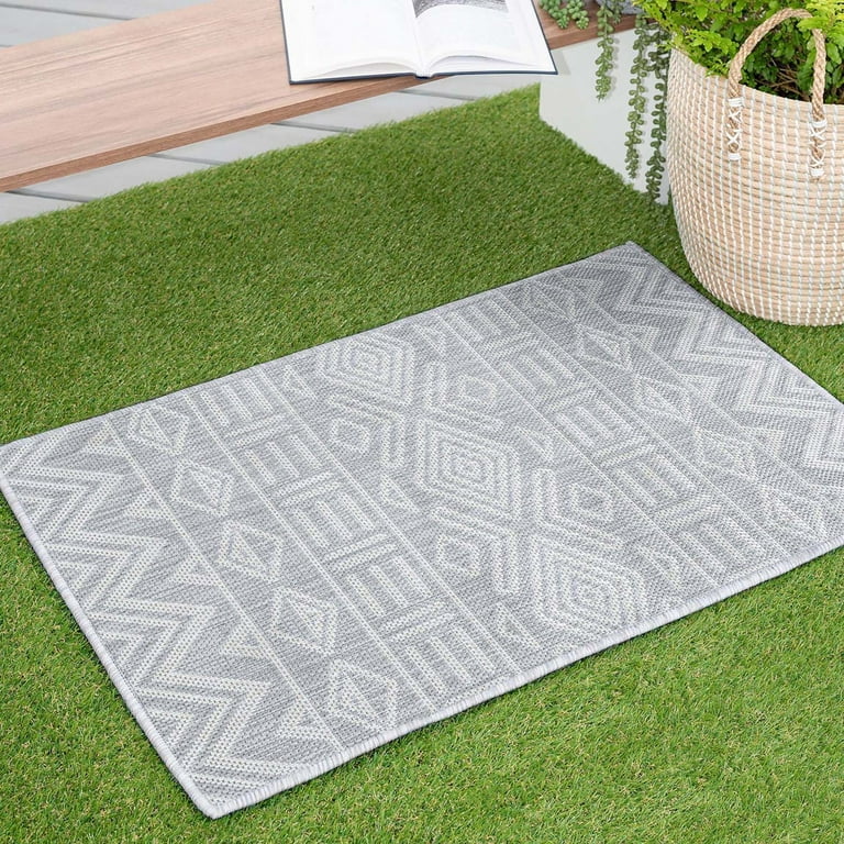Gray Moroccan Indoor Outdoor Area Rug Gray Moroccan Indoor Outdoor Area Rug