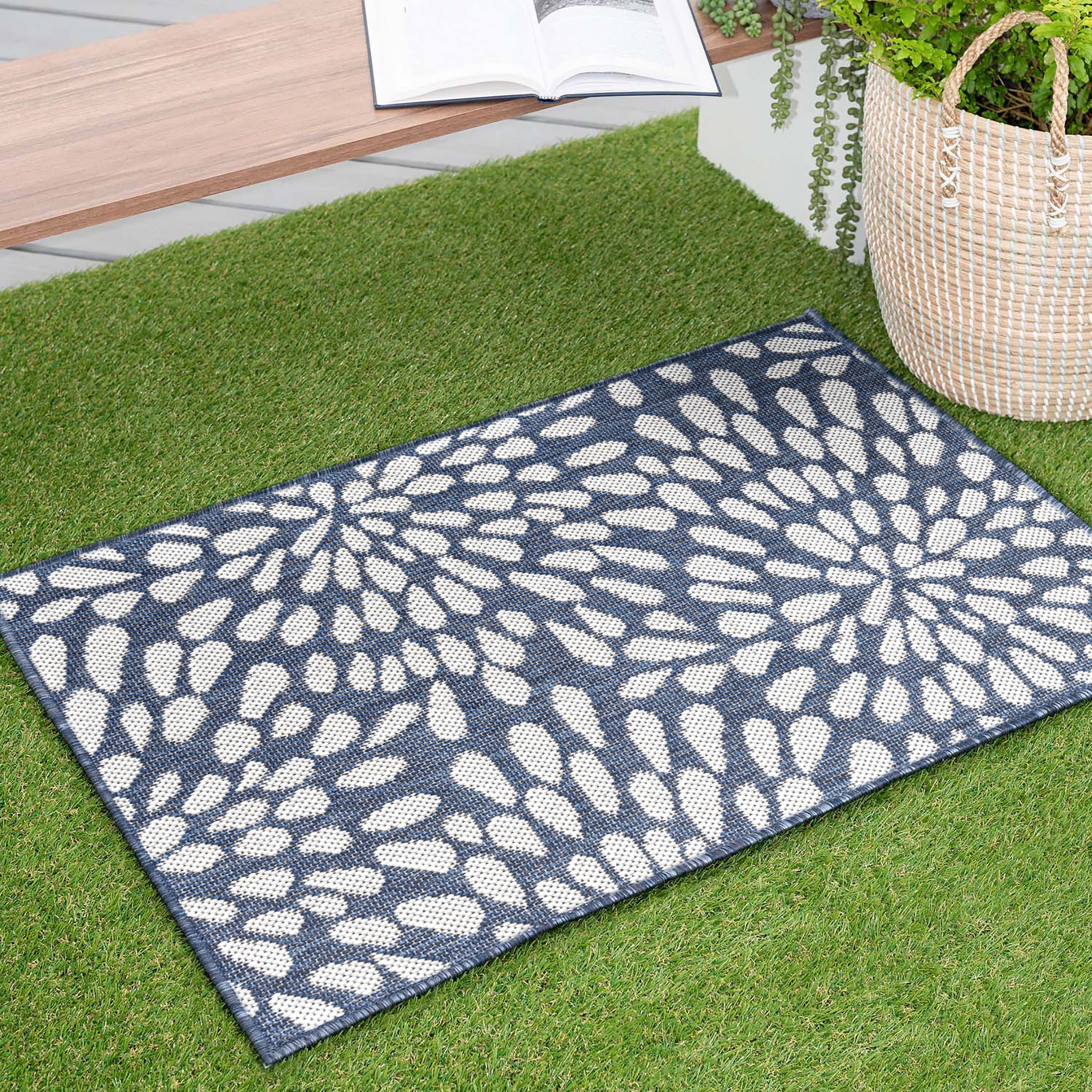 2x3 Water Resistant, Small Indoor Outdoor Rugs for Patios, Front Door ...