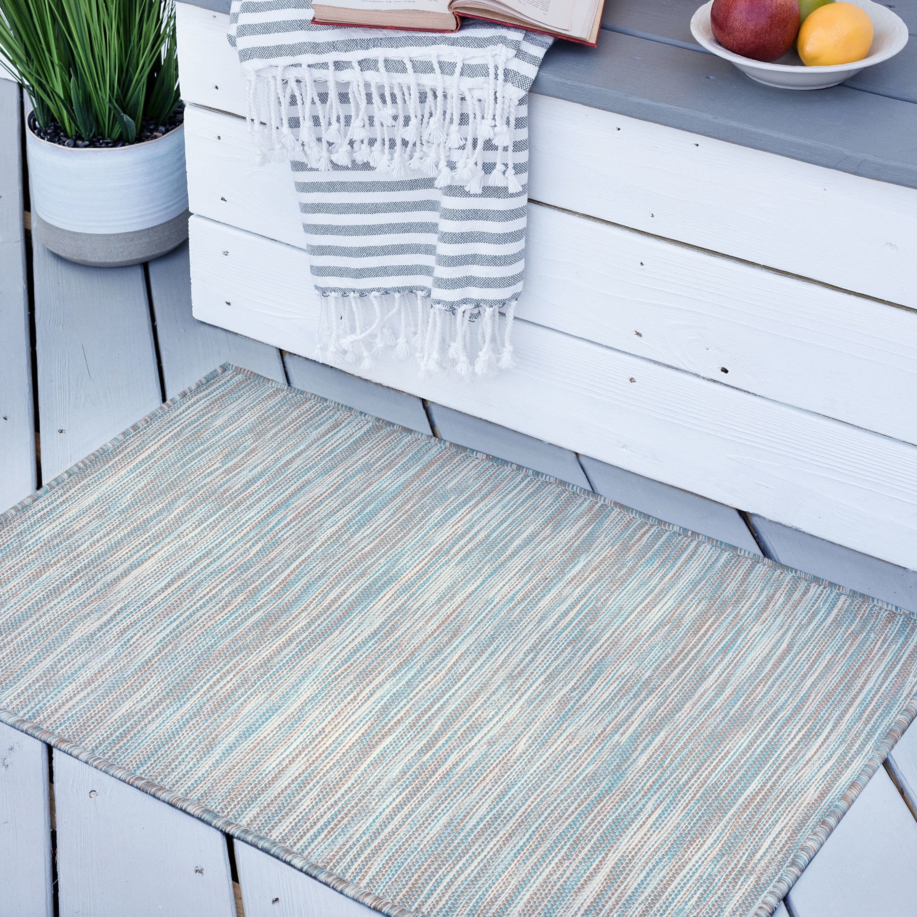 2x3 Water Resistant, Small Indoor Outdoor Rugs for Patios, Front Door ...
