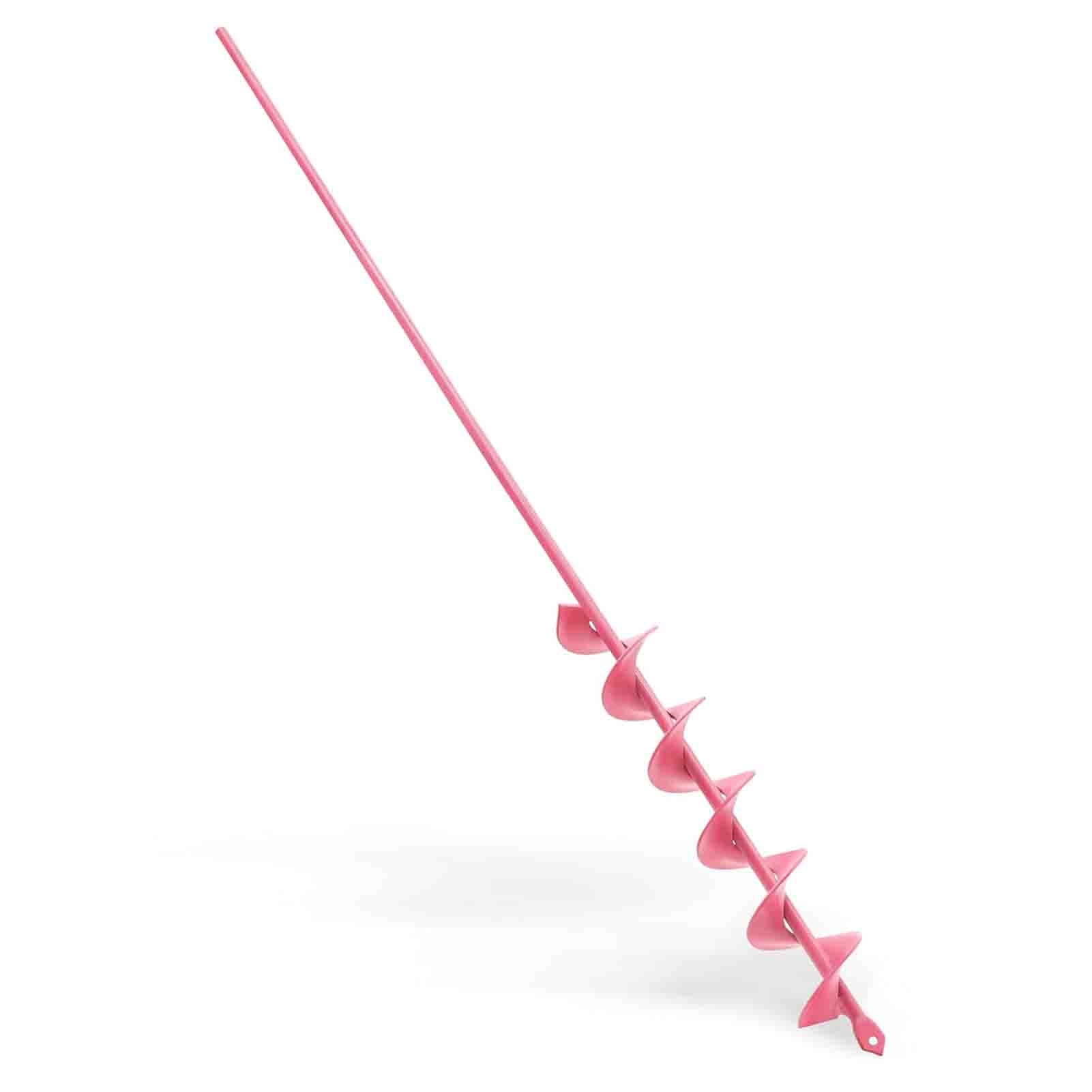 SORANGEUN, 2x32 Inch Pink Long Handle Auger Drill Bit for Planting ...