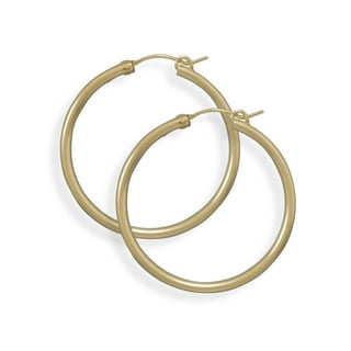 2x15mm Small Hoop Earrings 12k Yellow Gold-filled Click Close - Made in the USA 2x15mm Small Hoop Earrings 12k Yellow Gold-filled Click Close - Made in the USA
