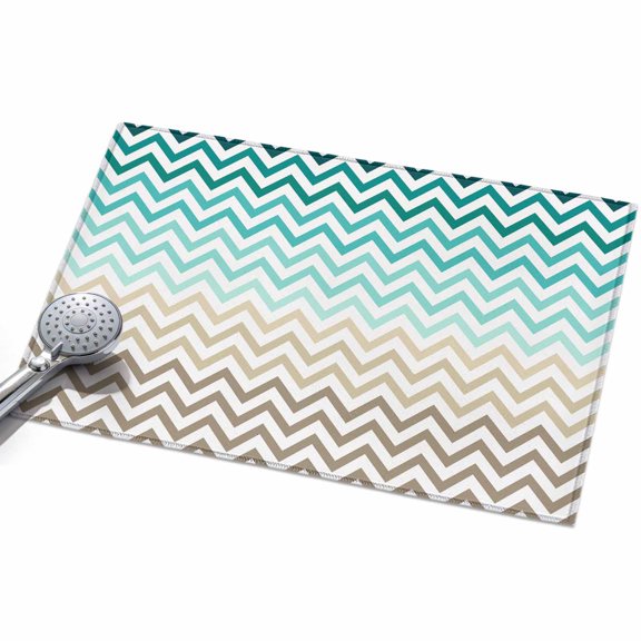 2x3ft Area Rug,Abstract Ombre Herringbone Texture Washable Large Rugs Soft Non-Slip Floor Rug Green Teal Khaki Gradient Non-Shedding Indoor Carpets for Living Room Bedroom Home Office Nursery
