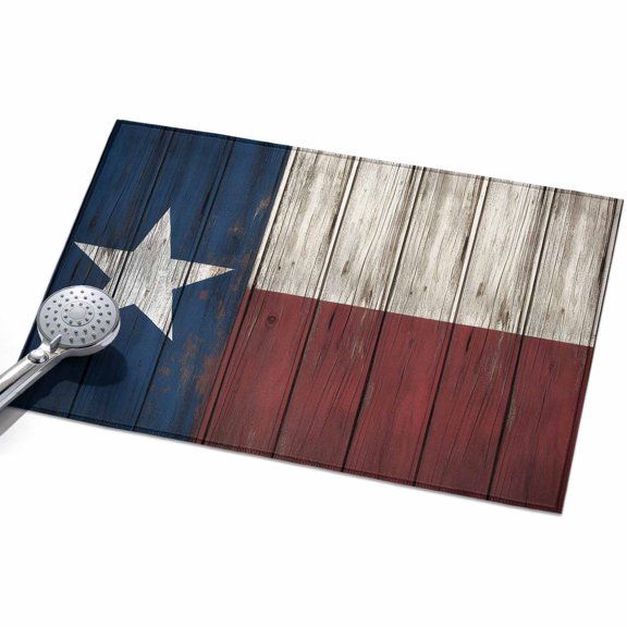 2x3ft Area Rug,Independence Day USA State Flag Star Washable Large Rugs Soft Non-Slip Floor Rug Retro Farm Wood Grain Non-Shedding Indoor Carpets for Living Room Bedroom Home Office Nursery