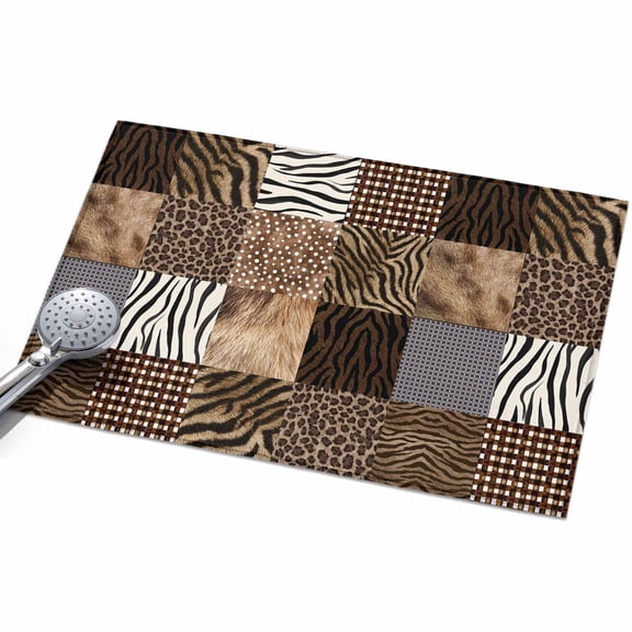 2x3ft Area Rug,Leopard Tiger Zebra Deer Texture Washable Large Rugs Soft Non-Slip Floor Rug Wild Animal Skin Print Non-Shedding Indoor Carpets for Living Room Bedroom Home Office Nursery