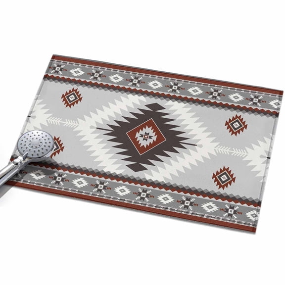 2x3ft Area Rug,Southwest Aztec Geometric Art Washable Large Rugs Soft Non-Slip Floor Rug Ethnic Tribal Pattern Non-Shedding Indoor Carpets for Living Room Bedroom Home Office Nursery