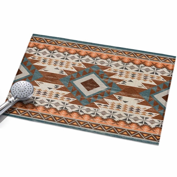 2x3ft Area Rug,Southwestern Ethnic Geometric Art Washable Large Rugs Soft Non-Slip Floor Rug Rustic Tribal Native Arrows Non-Shedding Indoor Carpets for Living Room Bedroom Home Office Nursery