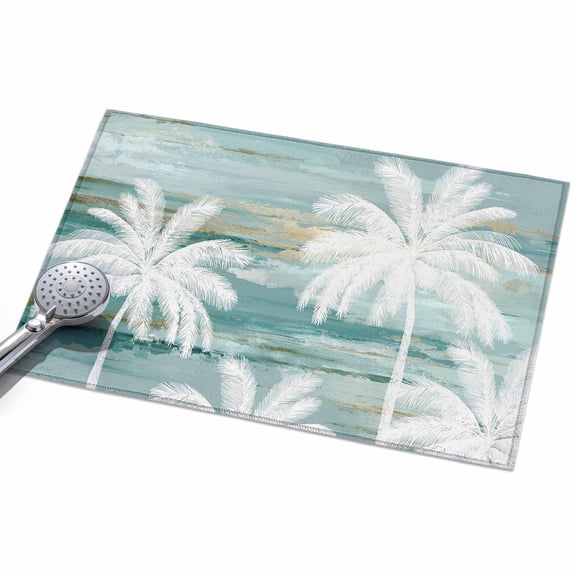2x3ft Area Rug,Summer Coconut Trees Silhouette Washable Large Rugs Soft ...