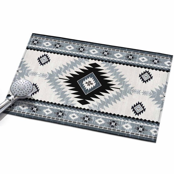 2x3ft Area Rug,Vintage Aztec Geometric Pattern Washable Large Rugs Soft Non-Slip Floor Rug Classic Bohemian Art Non-Shedding Indoor Carpets for Living Room Bedroom Home Office Nursery