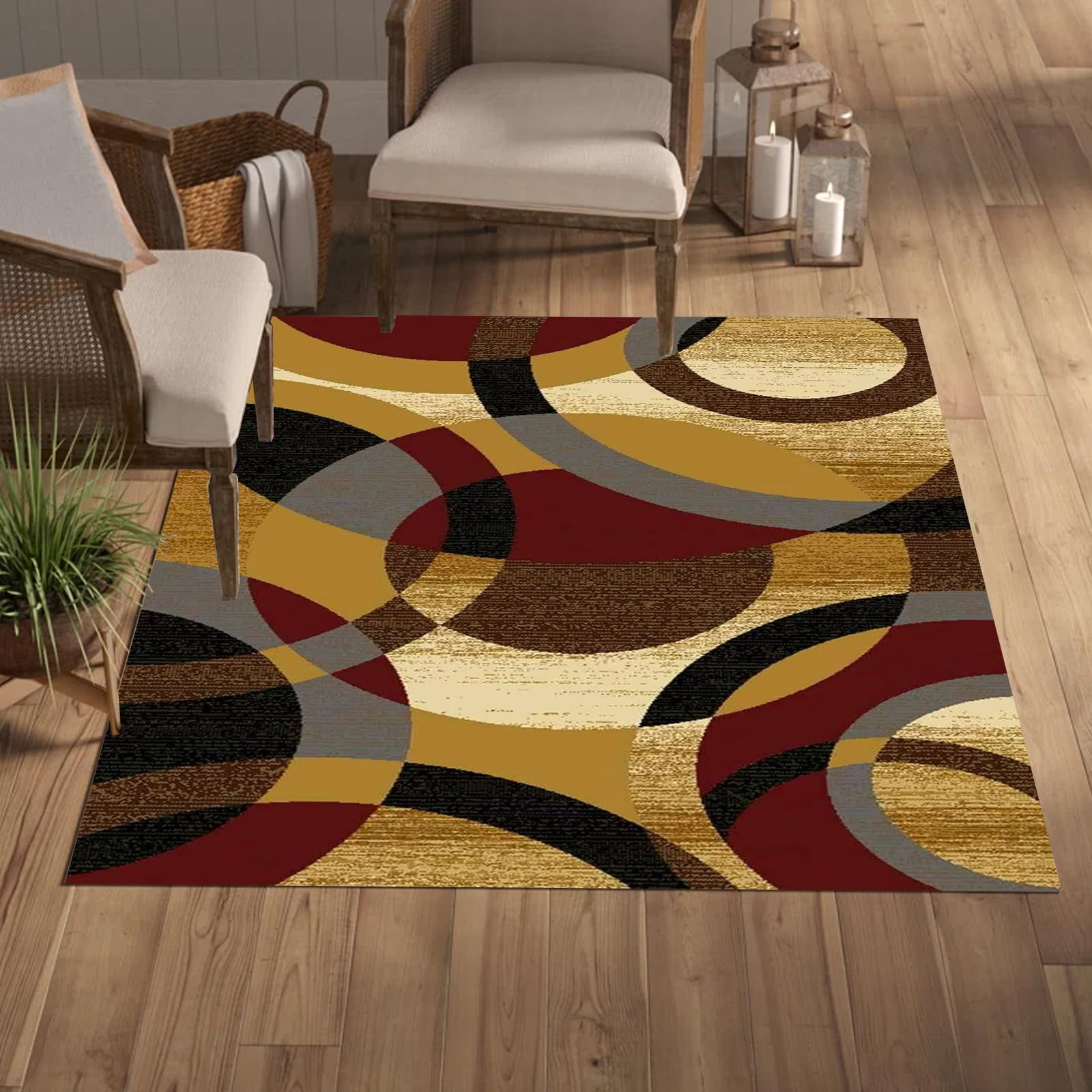 2x3ft Washable Area Rug - Indoor Rug For Living, Dining Or Bedroom ...