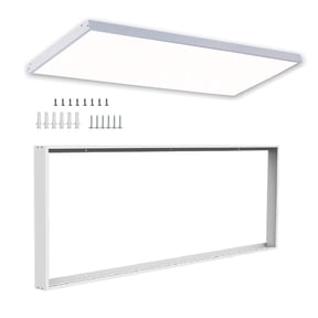 2x4 - 10 Pack Surface Mount Kit Aluminum Frame For LED Flat Panel Light
