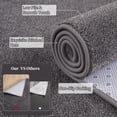 thumbnail image 1 of 2x4 Area Rugs For Living Room  Soft Modern Memory Foam Bedroom Rug Washable Indoor Low Pile Minimalist Non Slip Carpet Dorm Home Decor Dark Grey, 1 of 7