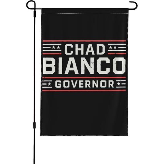 12.5"x18" Chad Bianco for Governor Flag 2026 California Governor Flags for Outside Double Sided Garden Yard Flags