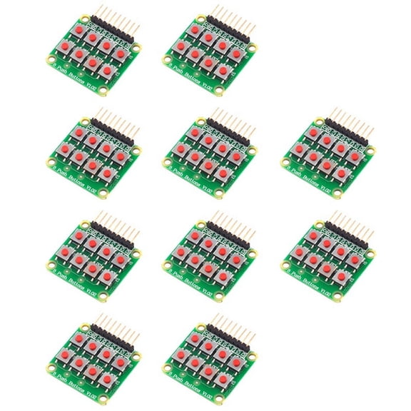 2x4 Keypad 4x2 Keypad 8 Push Buttons V1.00 Key Board Matrix Keyboard Button for AVR PIC 2x4 Module AVR PIC NEW