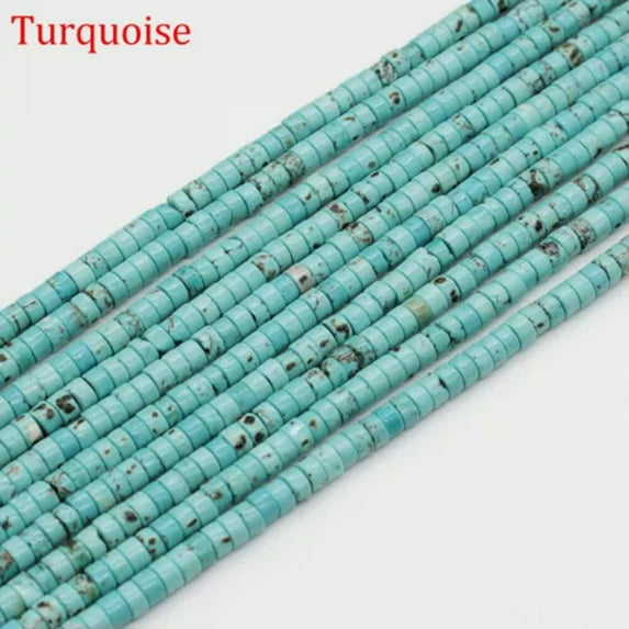 2x4mm Assorted Gemstones Rondelle Crystal Spacer Loose Beads for Jewelry Making