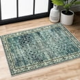 thumbnail image 1 of 2x6 Beige Washable Runner Rug for Hallways, Soft Neutral Vintage Kitchen Rugs with Non-Slip, Non-Shedding Distressed Floral Rug for Bedroom Kitchen Porch Laundry Entryway, 1 of 6