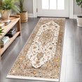 thumbnail image 1 of 2x6 FT Kitchen Runner Rugs Non Skid Washable, Faux Wool Rug Runners for Hallways Bathroom Carpet Runner, Soft Indoor Modern Floor Rug for Entryway Laundry Room, 1 of 11