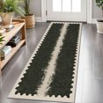 thumbnail image 1 of 2x6 FT Kitchen Runner Rugs Non Skid Washable, Faux Wool Rug Runners for Hallways Bathroom Carpet Runner, Soft Indoor Modern Floor Rug for Entryway Laundry Room, 1 of 11