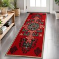 thumbnail image 1 of 2x6 FT Kitchen Runner Rugs Non Skid Washable, Faux Wool Rug Runners for Hallways Bathroom Carpet Runner, Soft Indoor Modern Floor Rug for Entryway Laundry Room, 1 of 11