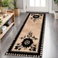 thumbnail image 1 of 2x6 FT Kitchen Runner Rugs Non Skid Washable, Faux Wool Rug Runners for Hallways Bathroom Carpet Runner, Soft Indoor Modern Floor Rug for Entryway Laundry Room, 1 of 11