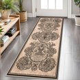 thumbnail image 1 of 2x6 FT Kitchen Runner Rugs Non Skid Washable, Faux Wool Rug Runners for Hallways Bathroom Carpet Runner, Soft Indoor Modern Floor Rug for Entryway Laundry Room, 1 of 11