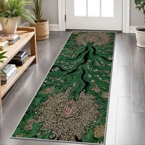 2x6 FT Kitchen Runner Rugs Non Skid Washable, Faux Wool Rug Runners for Hallways Bathroom Carpet Runner, Soft Indoor Modern Floor Rug for Entryway Laundry Room