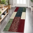 thumbnail image 1 of 2x6 FT Kitchen Runner Rugs Non Skid Washable, Faux Wool Rug Runners for Hallways Bathroom Carpet Runner, Soft Indoor Modern Floor Rug for Entryway Laundry Room, 1 of 11