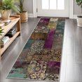 thumbnail image 1 of 2x6 FT Kitchen Runner Rugs Non Skid Washable, Faux Wool Rug Runners for Hallways Bathroom Carpet Runner, Soft Indoor Modern Floor Rug for Entryway Laundry Room, 1 of 11