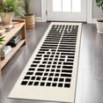 thumbnail image 1 of 2x6 FT Kitchen Runner Rugs Non Skid Washable, Faux Wool Rug Runners for Hallways Bathroom Carpet Runner, Soft Indoor Modern Floor Rug for Entryway Laundry Room, 1 of 11