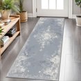 thumbnail image 1 of 2x6 FT Kitchen Runner Rugs Non Skid Washable, Faux Wool Rug Runners for Hallways Bathroom Carpet Runner, Soft Indoor Modern Floor Rug for Entryway Laundry Room, 1 of 11