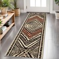 thumbnail image 1 of 2x6 FT Kitchen Runner Rugs Non Skid Washable, Faux Wool Rug Runners for Hallways Bathroom Carpet Runner, Soft Indoor Modern Floor Rug for Entryway Laundry Room, 1 of 11