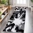 thumbnail image 1 of 2x6 FT Kitchen Runner Rugs Non Skid Washable, Faux Wool Rug Runners for Hallways Bathroom Carpet Runner, Soft Indoor Modern Floor Rug for Entryway Laundry Room, 1 of 11