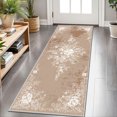 thumbnail image 1 of 2x6 FT Kitchen Runner Rugs Non Skid Washable, Faux Wool Rug Runners for Hallways Bathroom Carpet Runner, Soft Indoor Modern Floor Rug for Entryway Laundry Room, 1 of 11