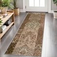 thumbnail image 1 of 2x6 FT Kitchen Runner Rugs Non Skid Washable, Faux Wool Rug Runners for Hallways Bathroom Carpet Runner, Soft Indoor Modern Floor Rug for Entryway Laundry Room, 1 of 11
