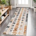 thumbnail image 1 of 2x6 FT Kitchen Runner Rugs Non Skid Washable, Faux Wool Rug Runners for Hallways Bathroom Carpet Runner, Soft Indoor Modern Floor Rug for Entryway Laundry Room, 1 of 11