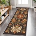 thumbnail image 1 of 2x6 FT Kitchen Runner Rugs Non Skid Washable, Faux Wool Rug Runners for Hallways Bathroom Carpet Runner, Soft Indoor Modern Floor Rug for Entryway Laundry Room, 1 of 11