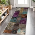 thumbnail image 1 of 2x6 FT Kitchen Runner Rugs Non Skid Washable, Faux Wool Rug Runners for Hallways Bathroom Carpet Runner, Soft Indoor Modern Floor Rug for Entryway Laundry Room, 1 of 11