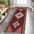thumbnail image 1 of 2x6 FT Kitchen Runner Rugs Non Skid Washable, Faux Wool Rug Runners for Hallways Bathroom Carpet Runner, Soft Indoor Modern Floor Rug for Entryway Laundry Room, 1 of 11